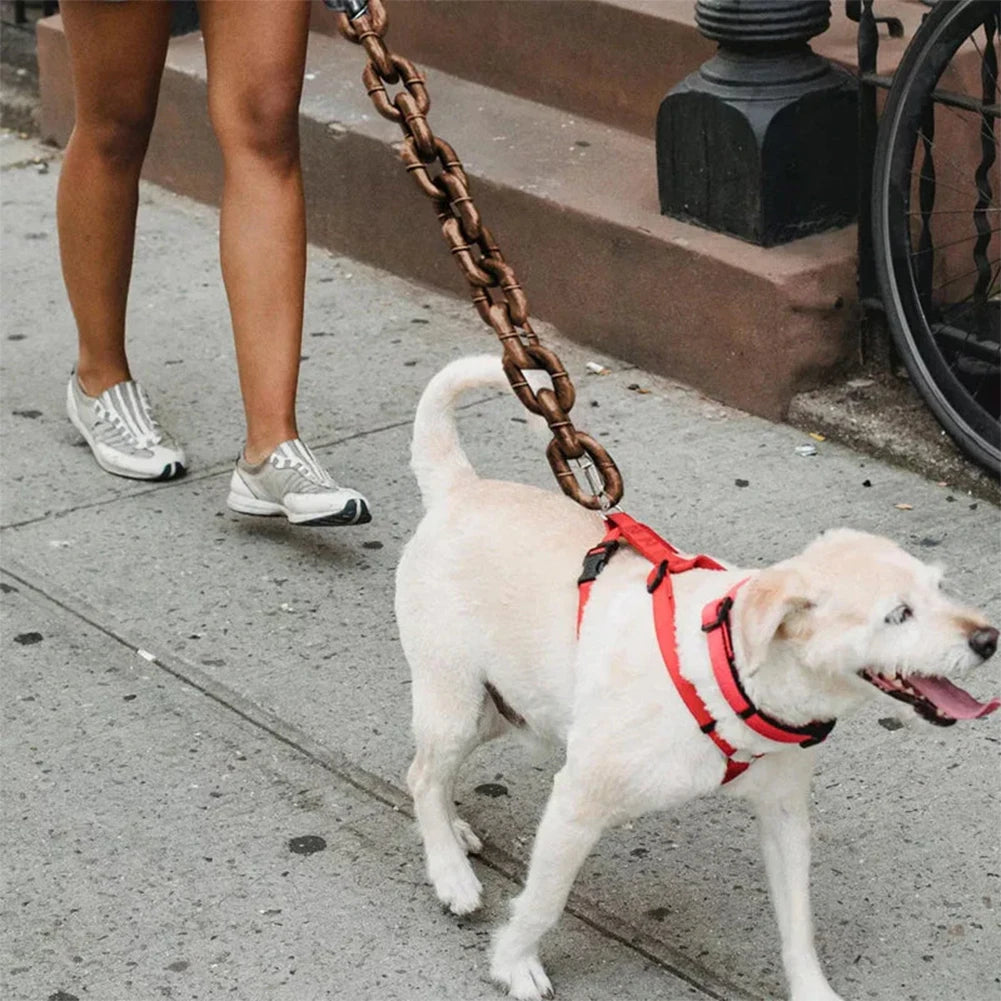 Correa de Cadena de Simulación para Mascotas (1.5 m) – Accesorio Divertido