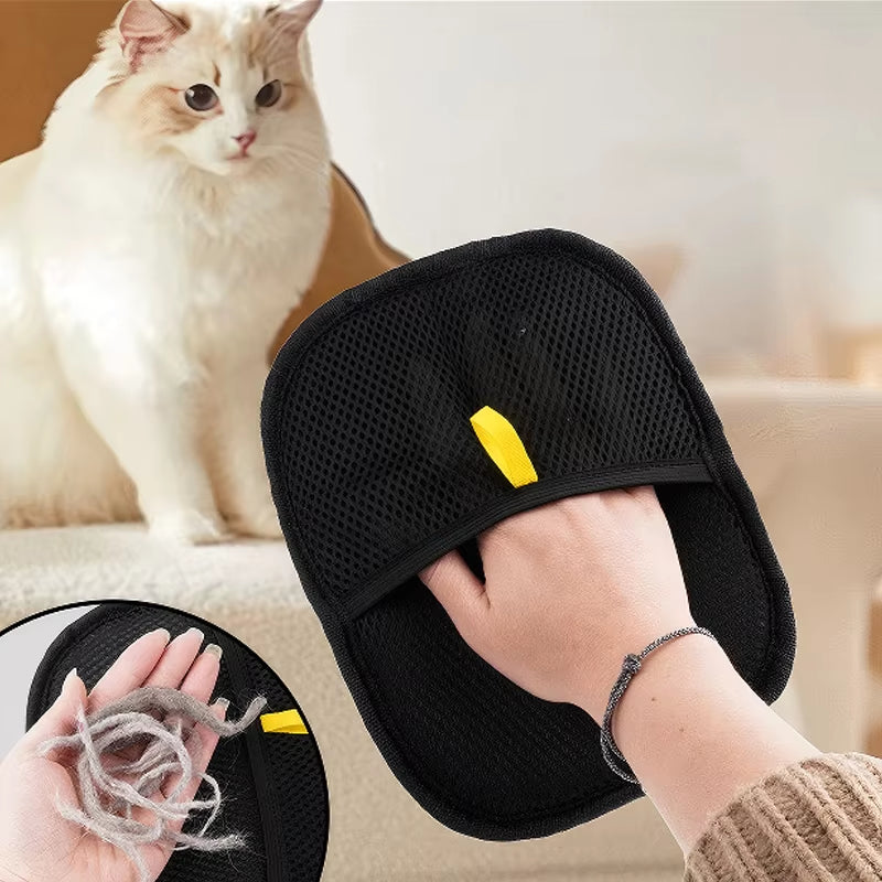 Guante recoge pelo de mascotas Guante depilador estático