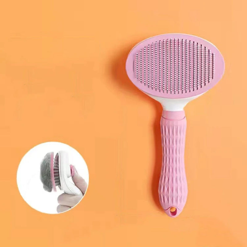 Cepillo Autolimpiable para Perros y Gatos – Elimina el Pelo Fácilmente